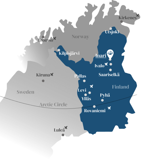 Inari on Map