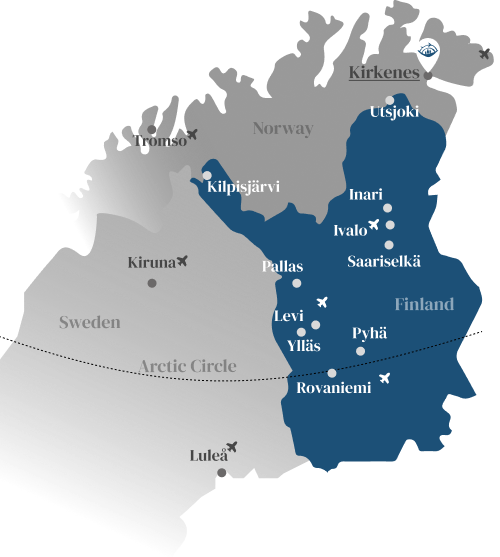 Pyhä on map